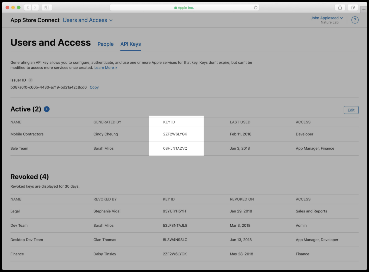 This is a screenshot of WWDC2018 Session 303 Automating App Store Connect